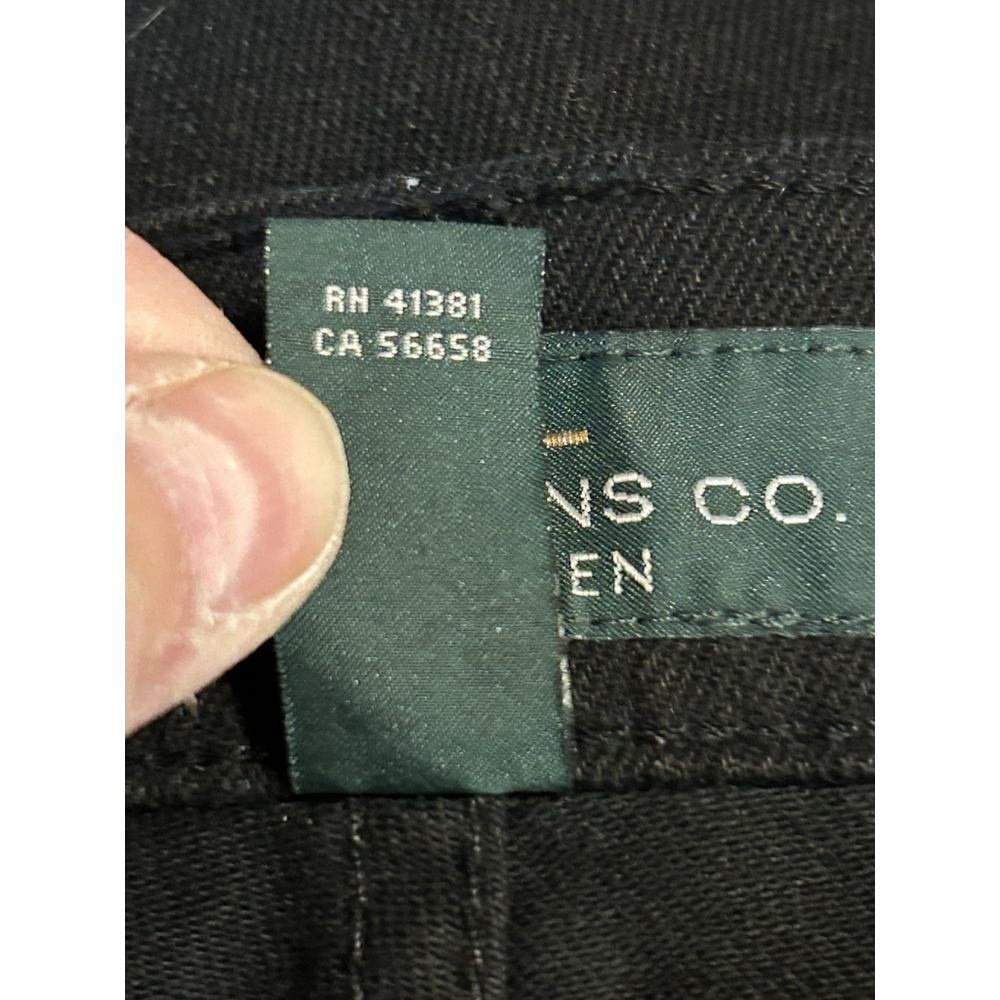 Lauren Ralph Lauren Size 16 Black Jeans Pants Classic straight Five Pocket EUC - Picture 6 of 10